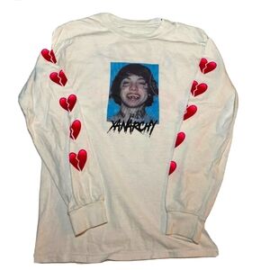 NWOT Men's Lil Xan Total Xanarchy Tour Double Sided Long Sleeve T-shirt